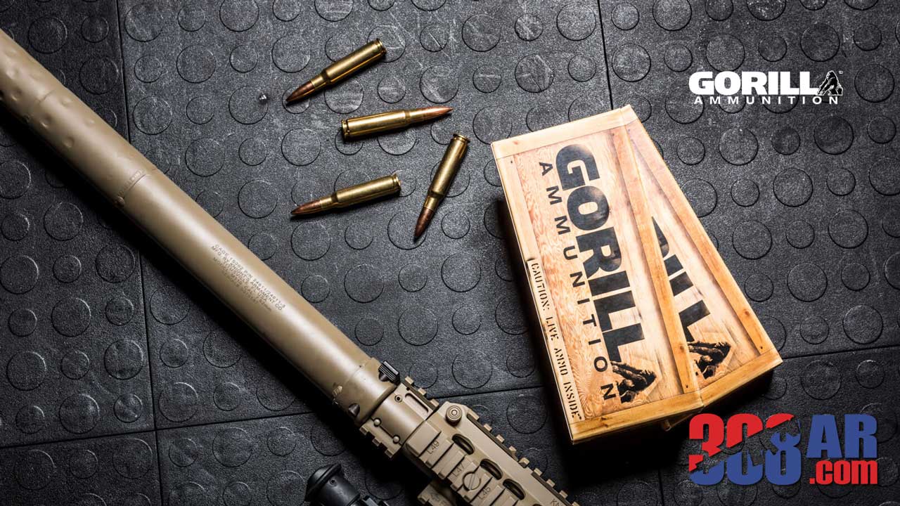 Gorilla Ammo 308 WIN 168gr Sierra MatchKing 308 Winchester Match Ammunition