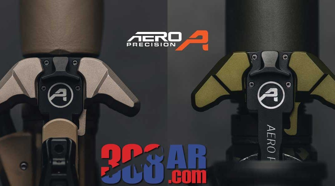 Aero Precision OD Green and Tan 308 Breach Charging Handles